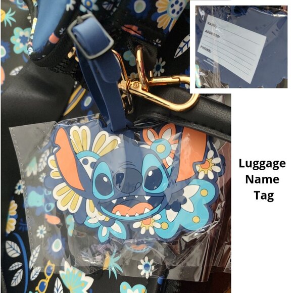 Disney Stitch Travel Bag Set, 3pc., Tote, Crossbody and Name Tag. - Picture 8 of 14